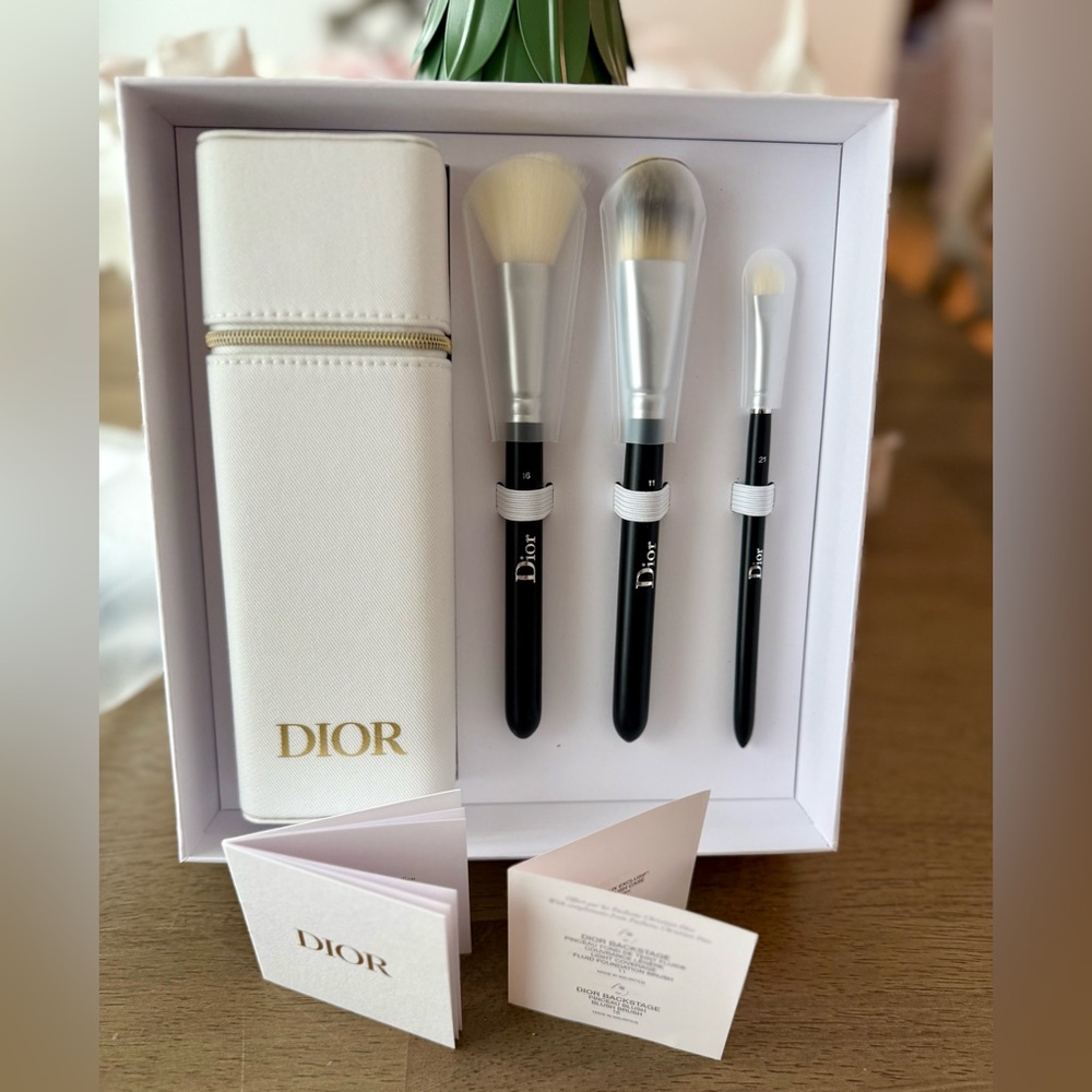 Dior Limited Edition Brush and Case Set, New in Box